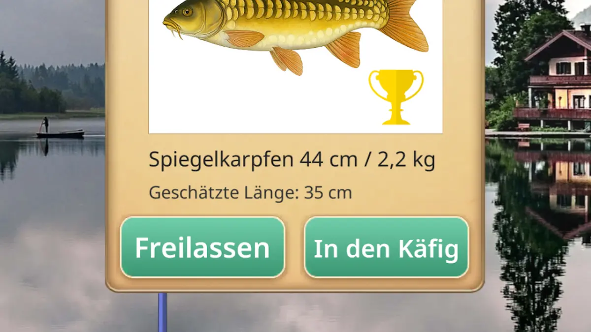 Fishing Baron: Angelspiel – weitere Spielszene